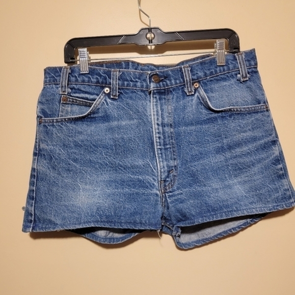 Levi's 20505 0217 vintage shorts orange tab W35 L33. - Picture 1 of 11